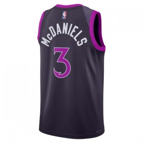 Canotte Uomo Minnesota Timberwolves Jaden Mcdaniels Nike 2025-26 City Edition Nero Swingman
